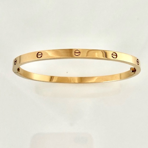 Gold Screw Motif Bracelet Small Model - Picture 6 of 10